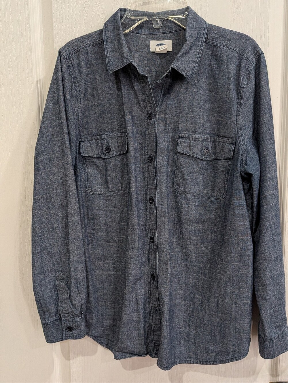 Old Navy, Medium Wash Chambray Shirt